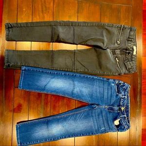 Zara girls 2 pairs of jeans.